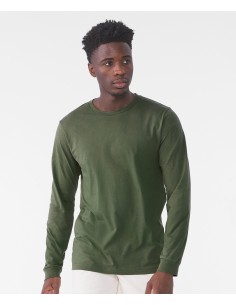 B-3501-Unisex Jersey Long Sleeve Tee 2
